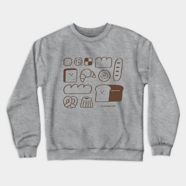 Bread Lover Crewneck Sweatshirt by Ella Lama